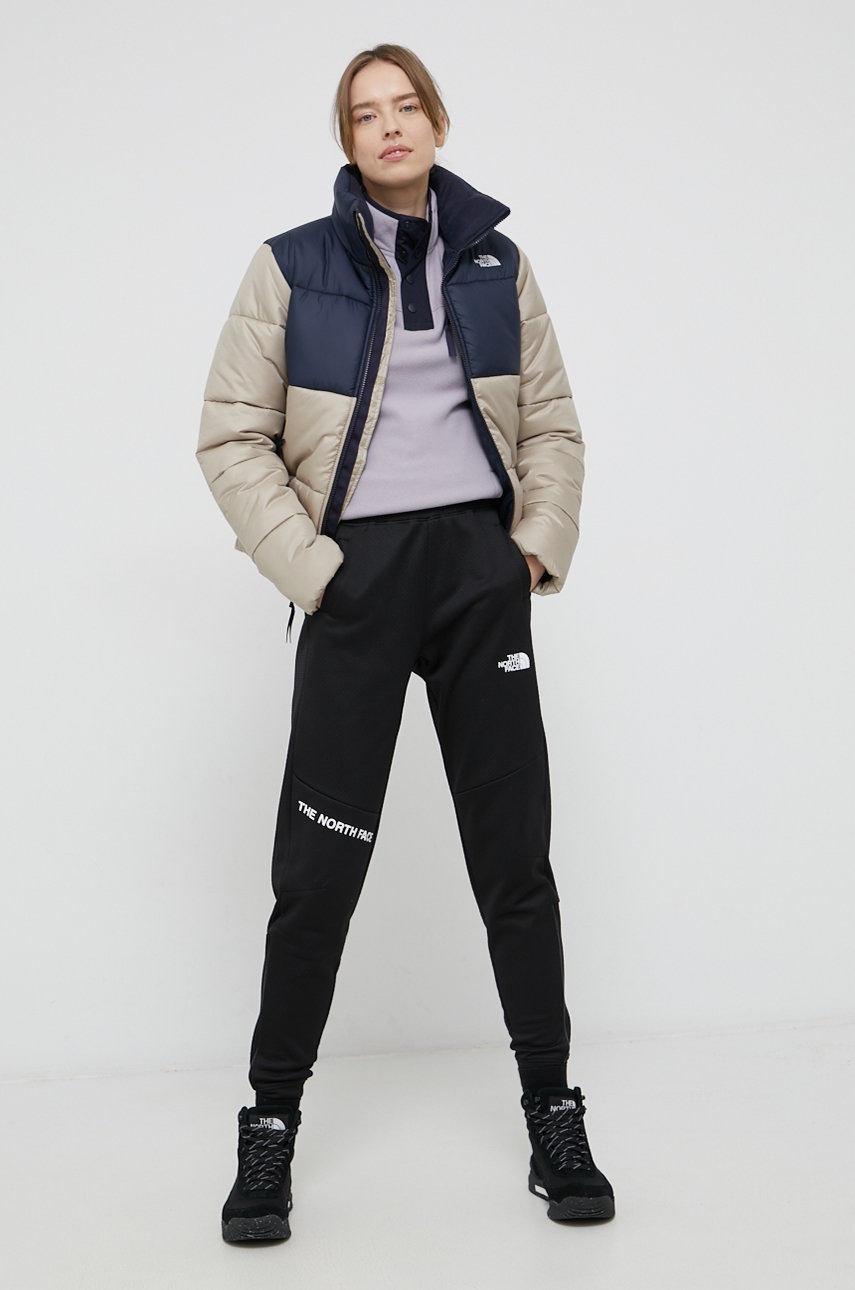 

Кофта The North Face женская цвет фиолетовый гладкая
