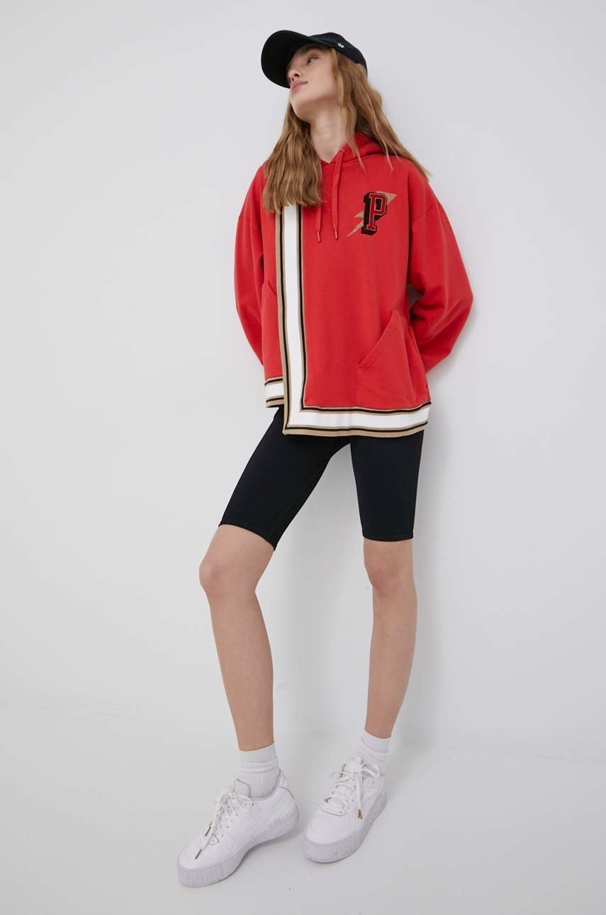 

Кофта Puma Title Nine 532500 жіноча колір червоний з принтом