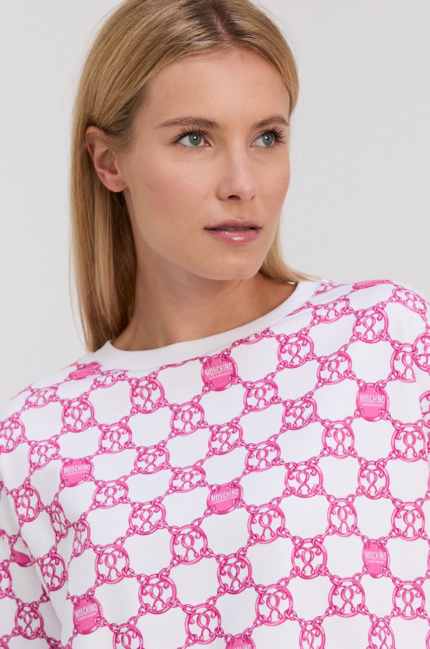 Moschino Underwear Bluză femei, culoarea roz, modelator answear.ro imagine megaplaza.ro