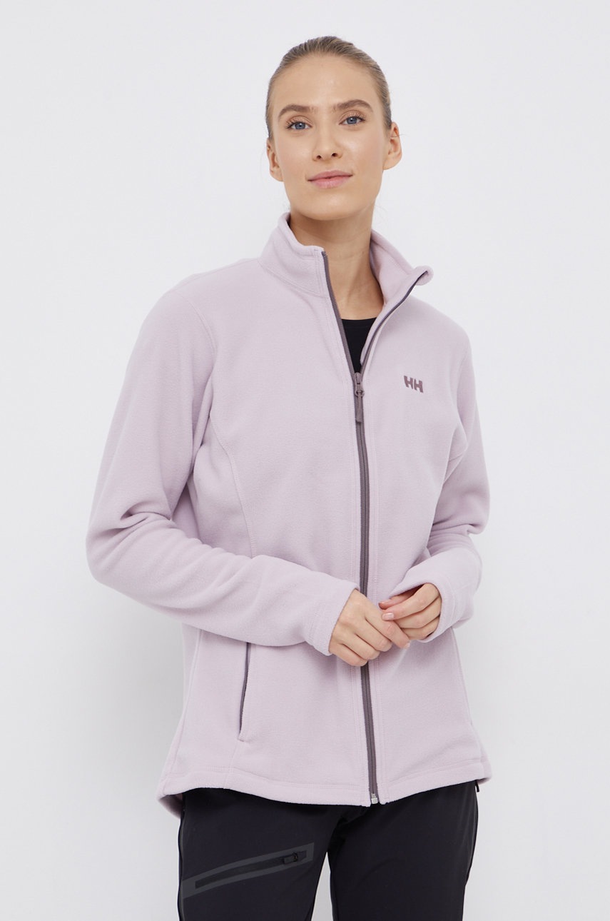

Суичър Helly Hansen дамски в розово с изчистен дизайн, Розов
