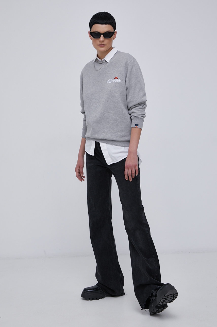

Кофта Ellesse жіноча колір сірий меланж