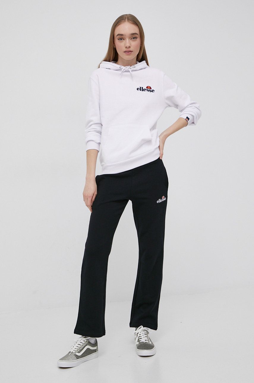 

Кофта Ellesse жіноча колір білий з аплікацією