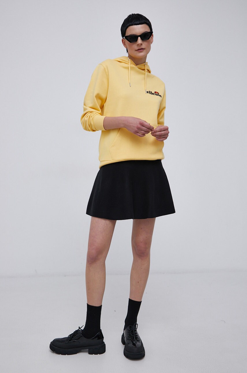 

Кофта Ellesse жіноча колір жовтий гладка