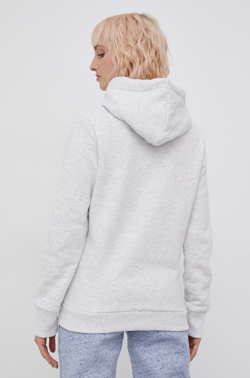 

Кофта Superdry женская цвет серый с принтом