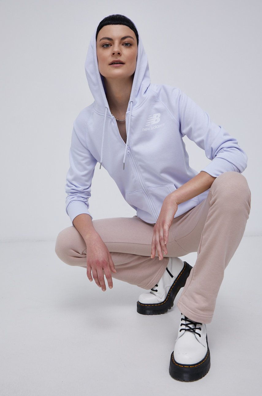New Balance Bluză femei, material neted answear.ro imagine megaplaza.ro