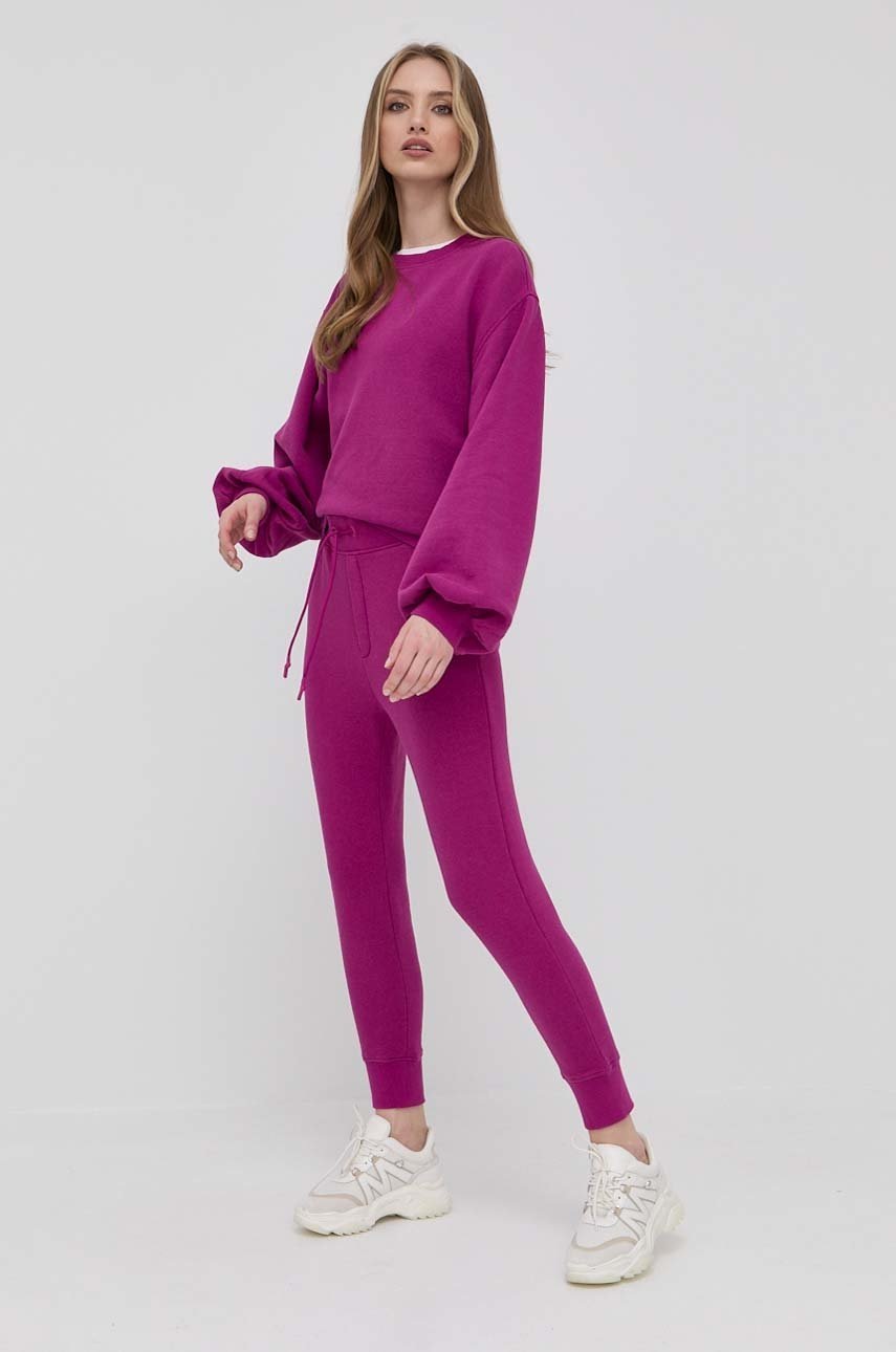

Кофта UGG женская цвет фиолетовый однотонная