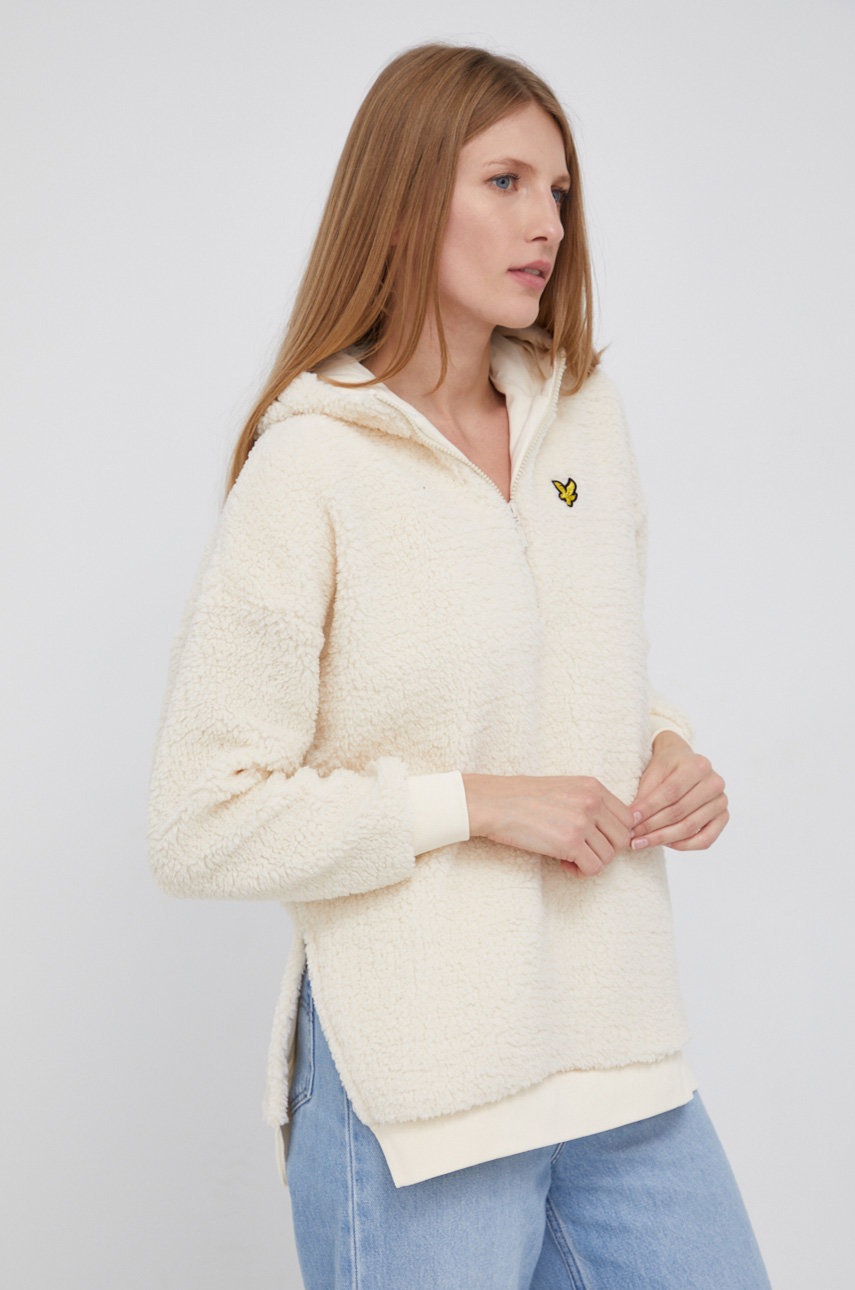 

Кофта Lyle & Scott жіноча колір прозорий гладка