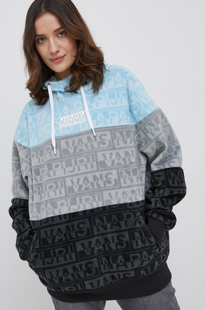 

Суичър Vans X Napapijri дамски с десен, Многоцветен