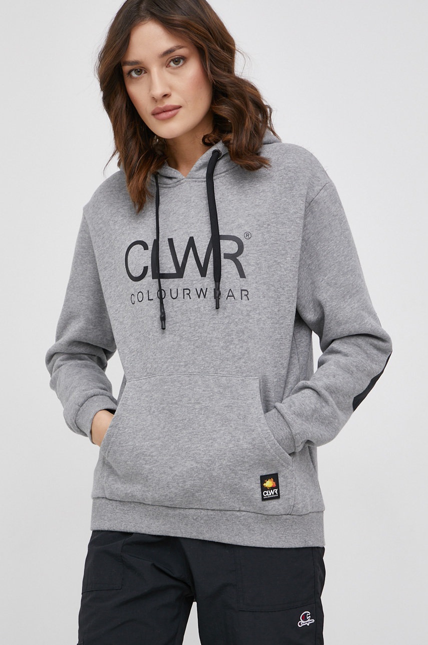 

Кофта Colourwear жіноча колір сірий з принтом