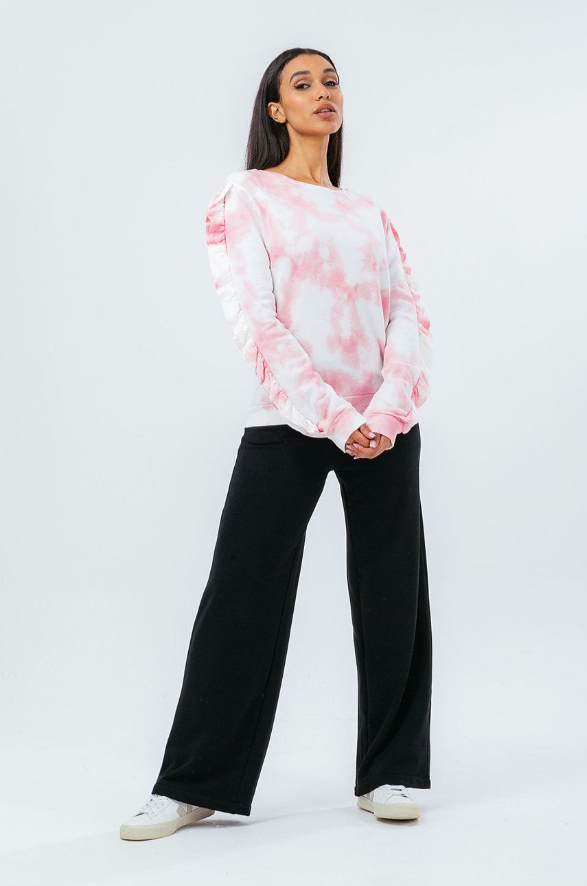 Hype bluza femei, culoarea roz, modelator answear imagine noua