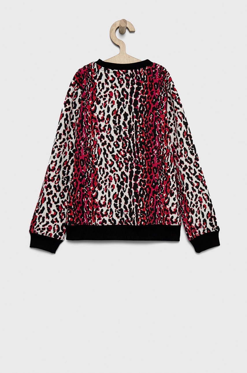

Детская кофта Guess цвет красный с узором