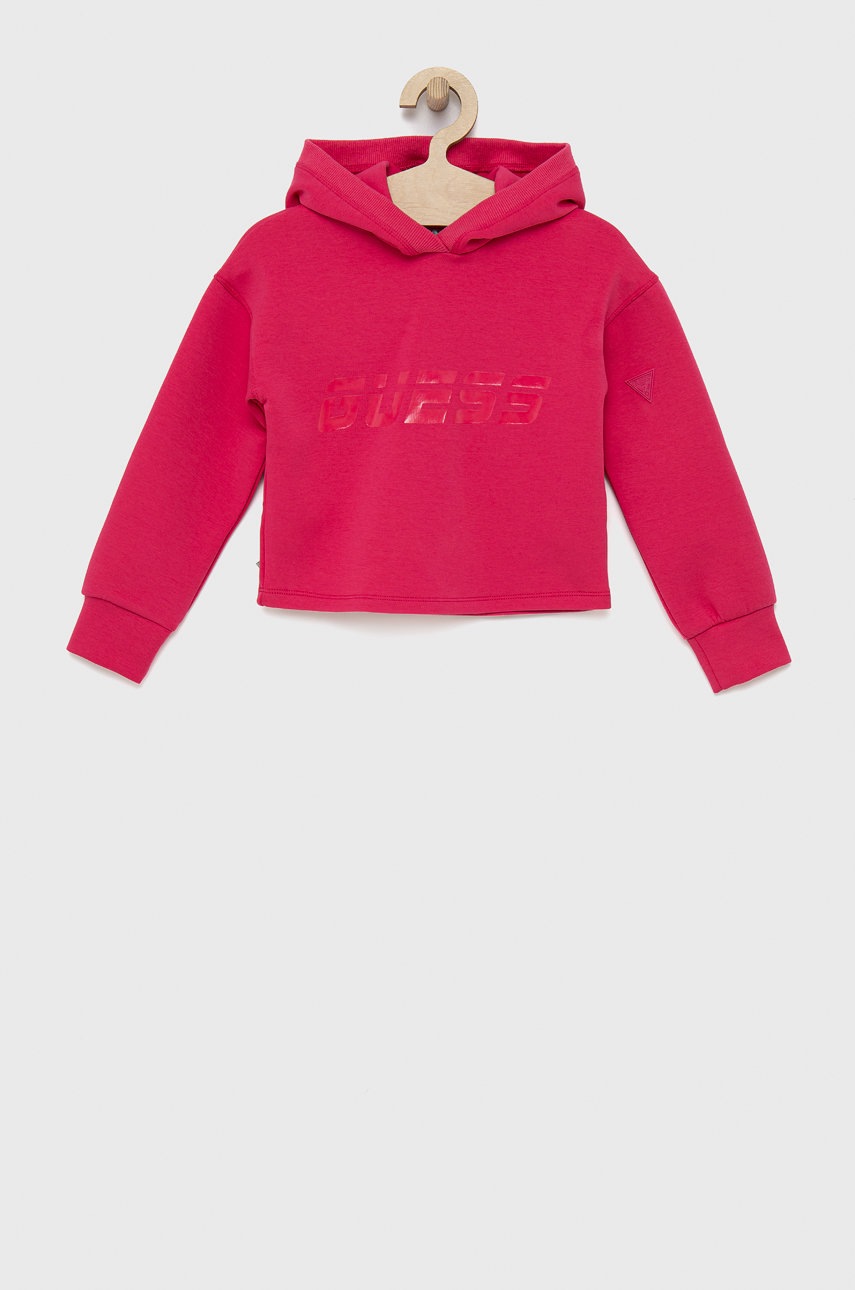 

Детская кофта Guess цвет розовый с принтом