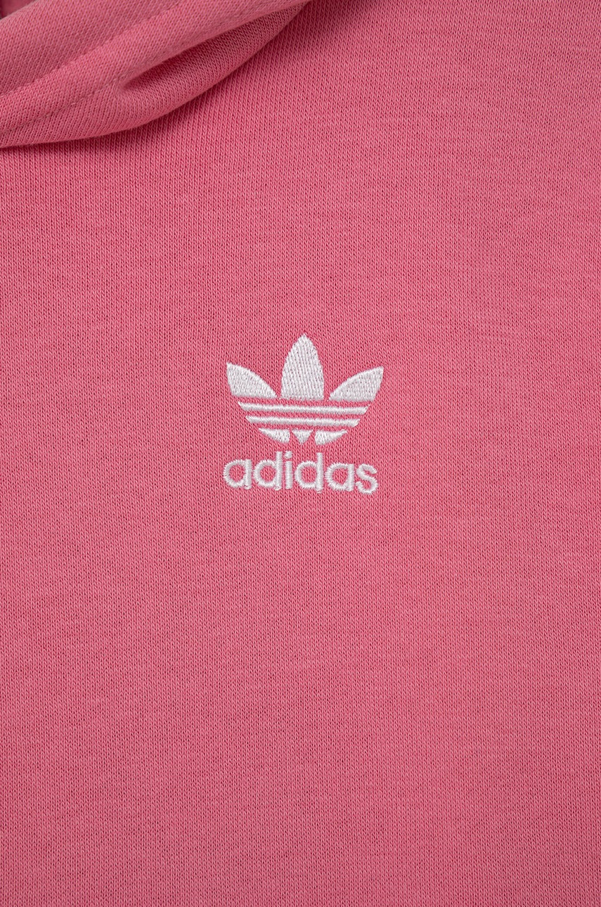 Дитяча кофта adidas Originals колір фіолетовий з аплікацією