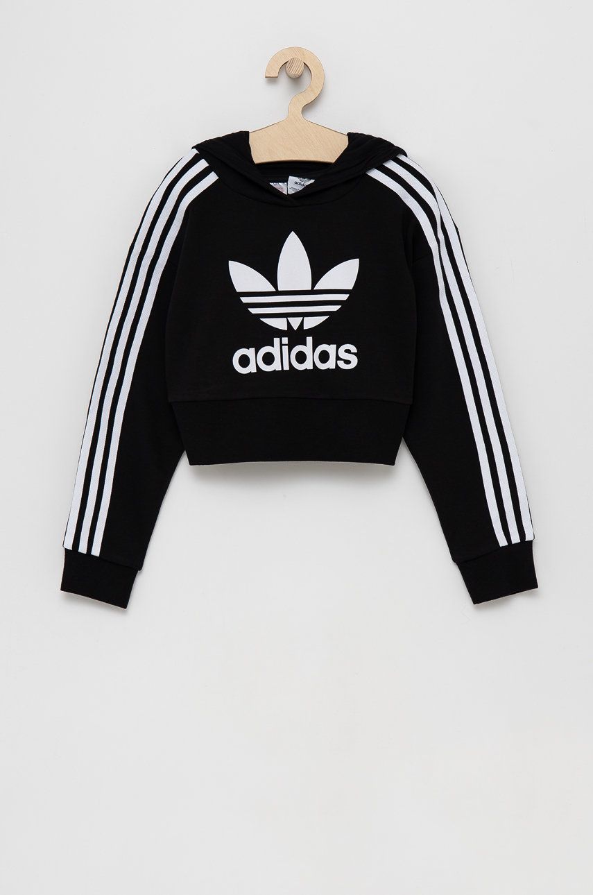 Adidas Originals Bluză copii culoarea negru, cu imprimeu 2023 ❤️ Pret Super answear imagine noua 2022
