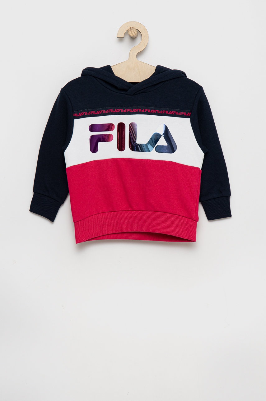 

Детски суичър Fila в розово с принт, Розов