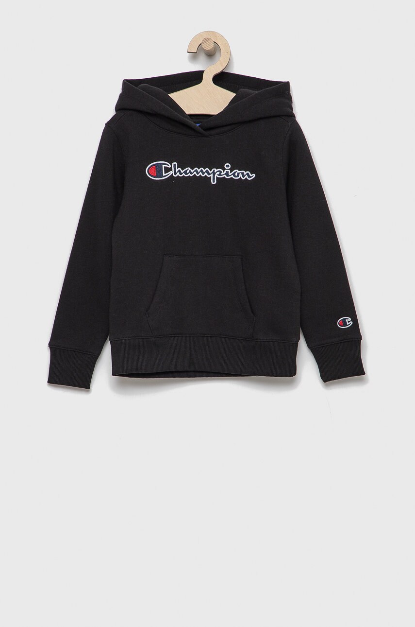 Champion bluză copii 404225 culoarea negru, cu imprimeu