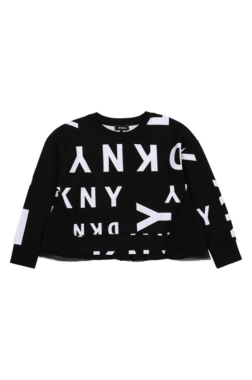 

Dkny - Детски суичър, Черен