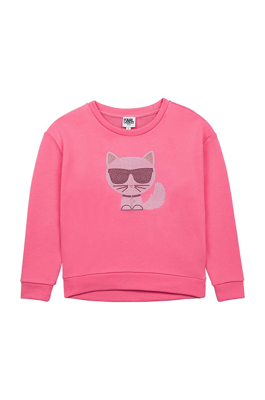 Karl lagerfeld - hanorac de bumbac pentru copii