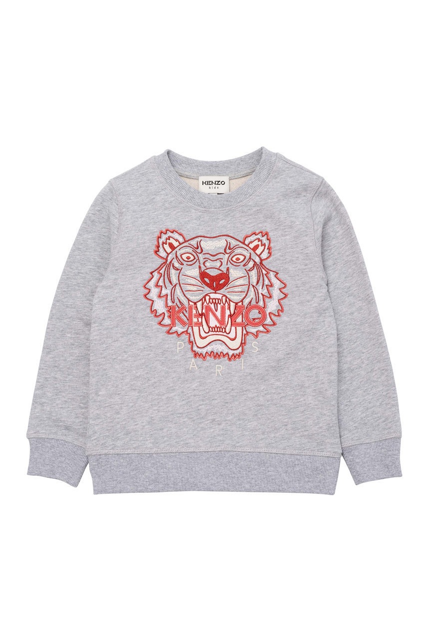 

KENZO KIDS - Детски памучен суичър, Сив