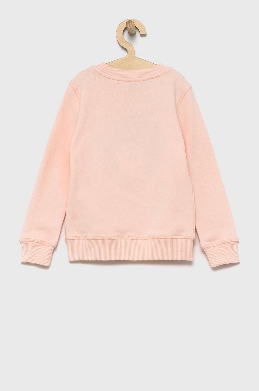

Дитяча бавовняна кофта Kenzo Kids колір рожевий з аплікацією