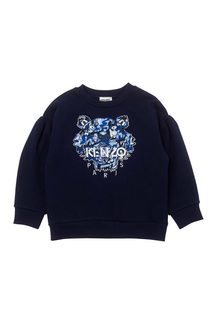 Kenzo Kids Bluză copii culoarea albastru marin, cu imprimeu