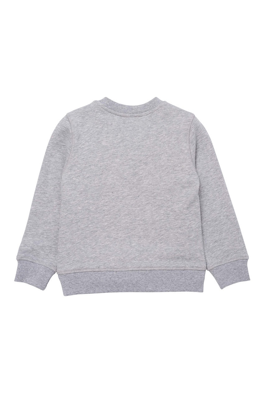 

Дитяча бавовняна кофта Kenzo Kids колір сірий з принтом