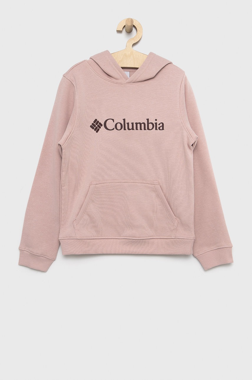 

Детски суичър Columbia в розово с принт, Розов