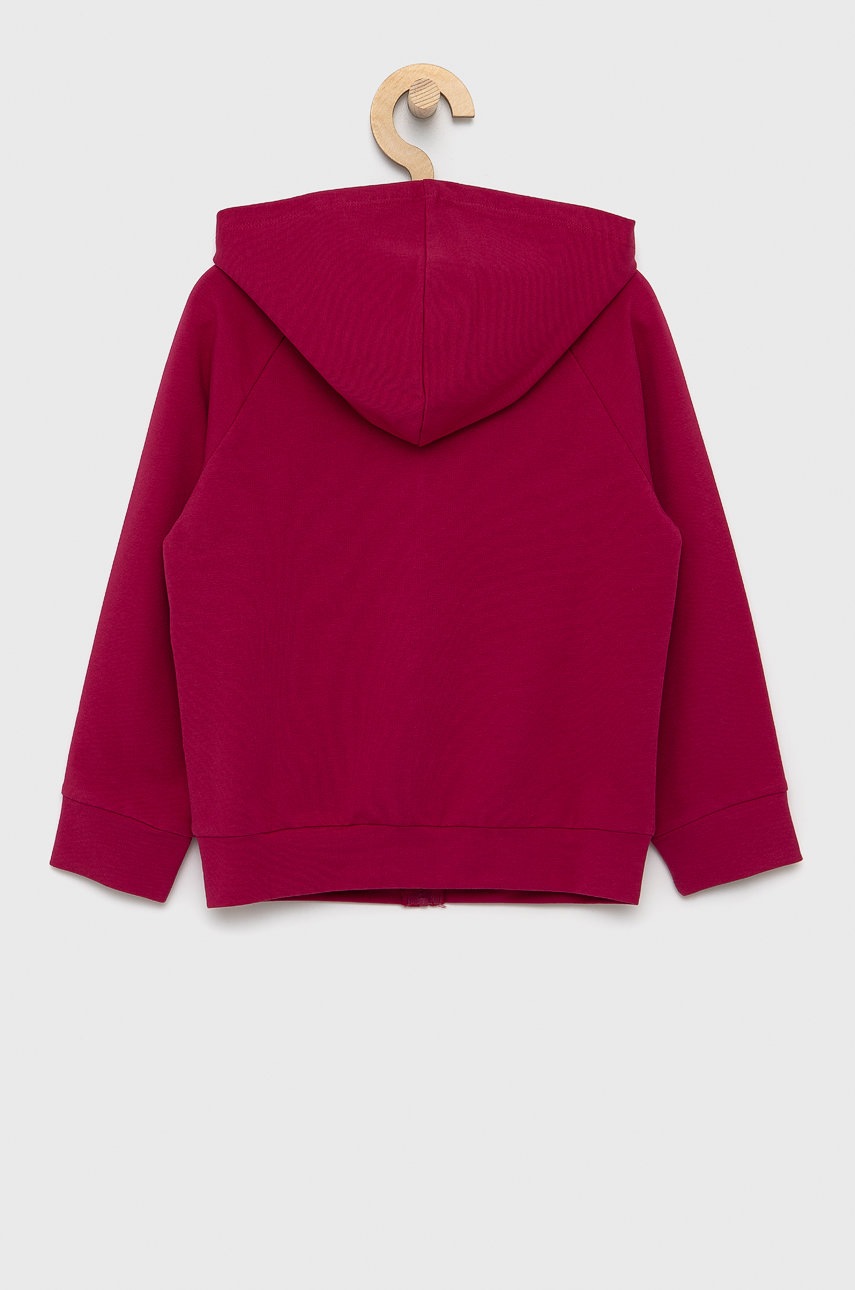

Детская кофта United Colors of Benetton цвет фиолетовый с аппликацией