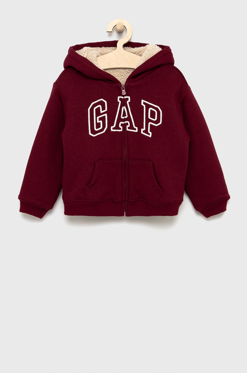 

Детски суичър GAP в бордо с апликация