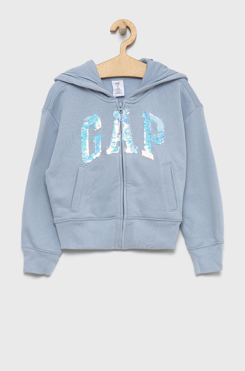 

Детски суичър GAP с апликация, Син