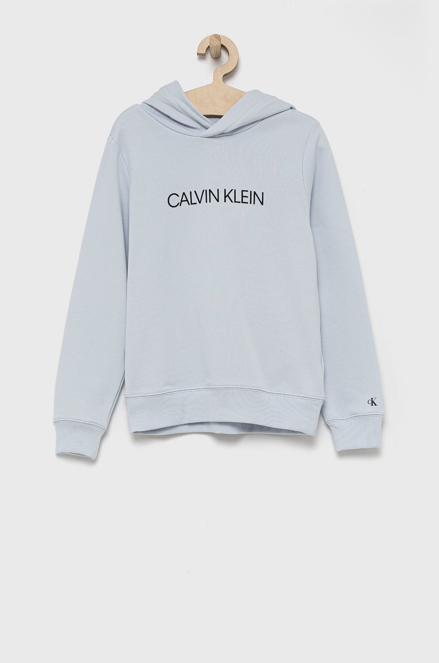 

Calvin Klein Jeans - Детски памучен суичър, Син