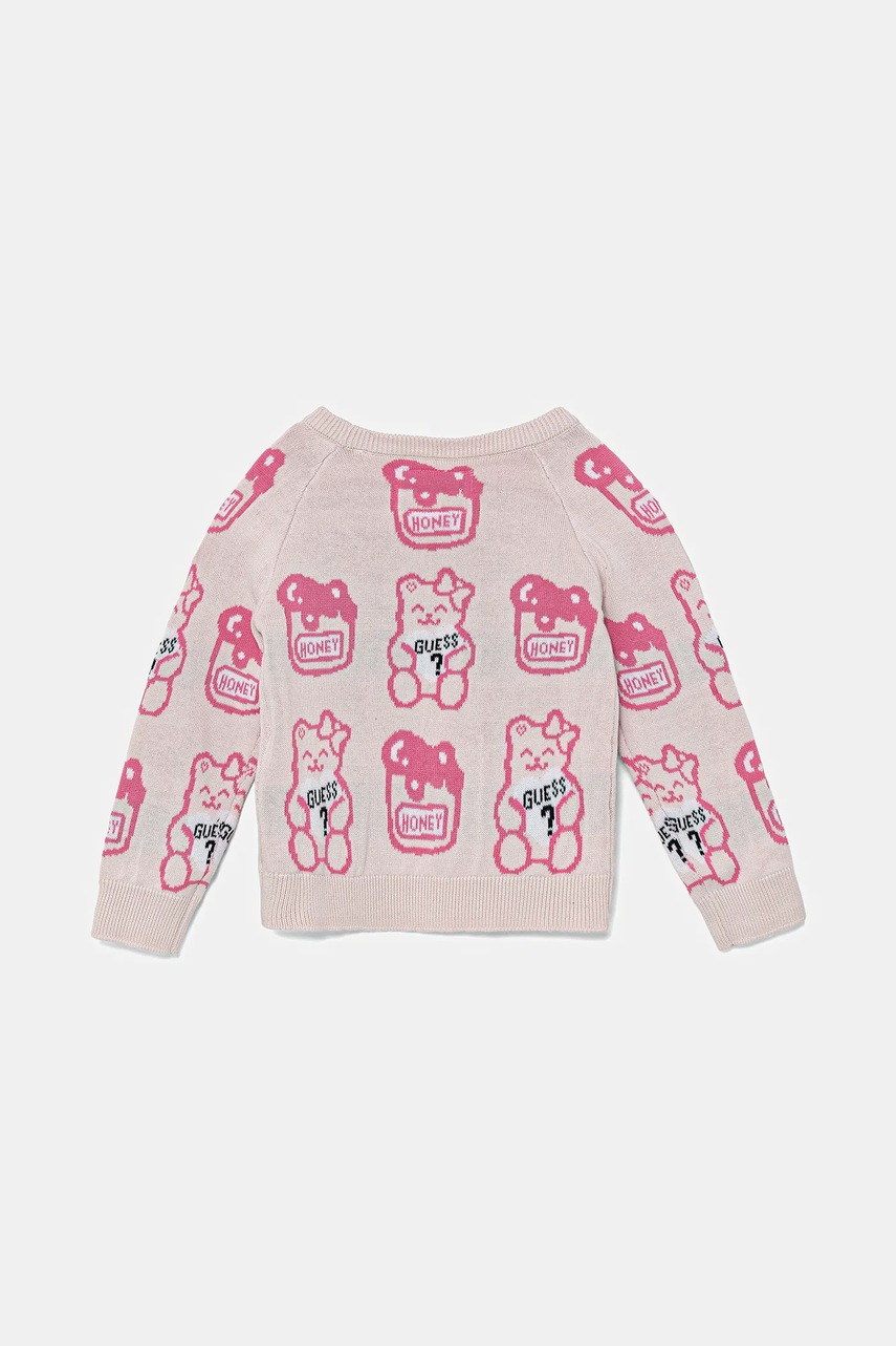Детский свитер Guess цвет розовый тёплый