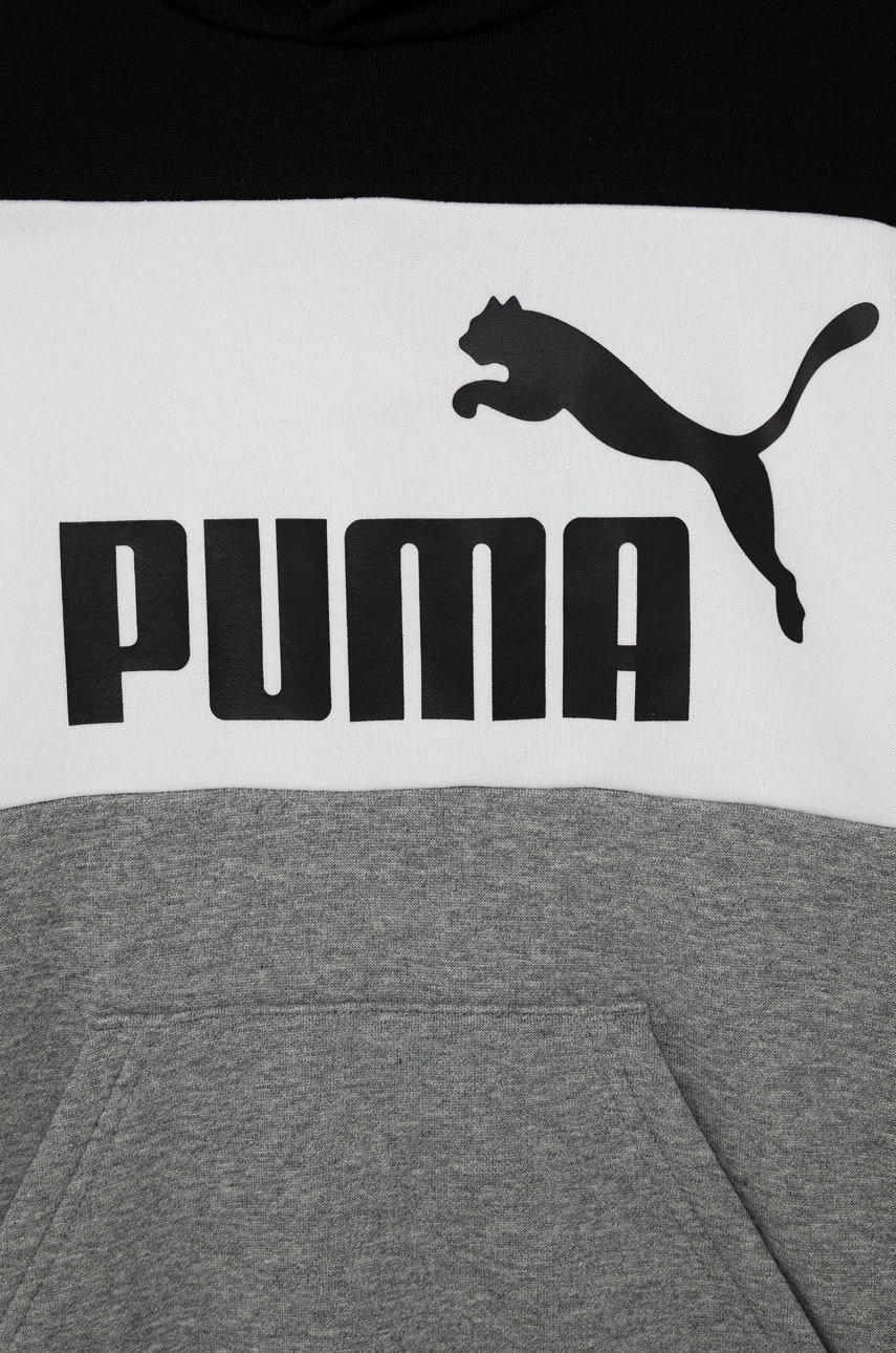 

Дитяча кофта Puma 846128 колір чорний з принтом