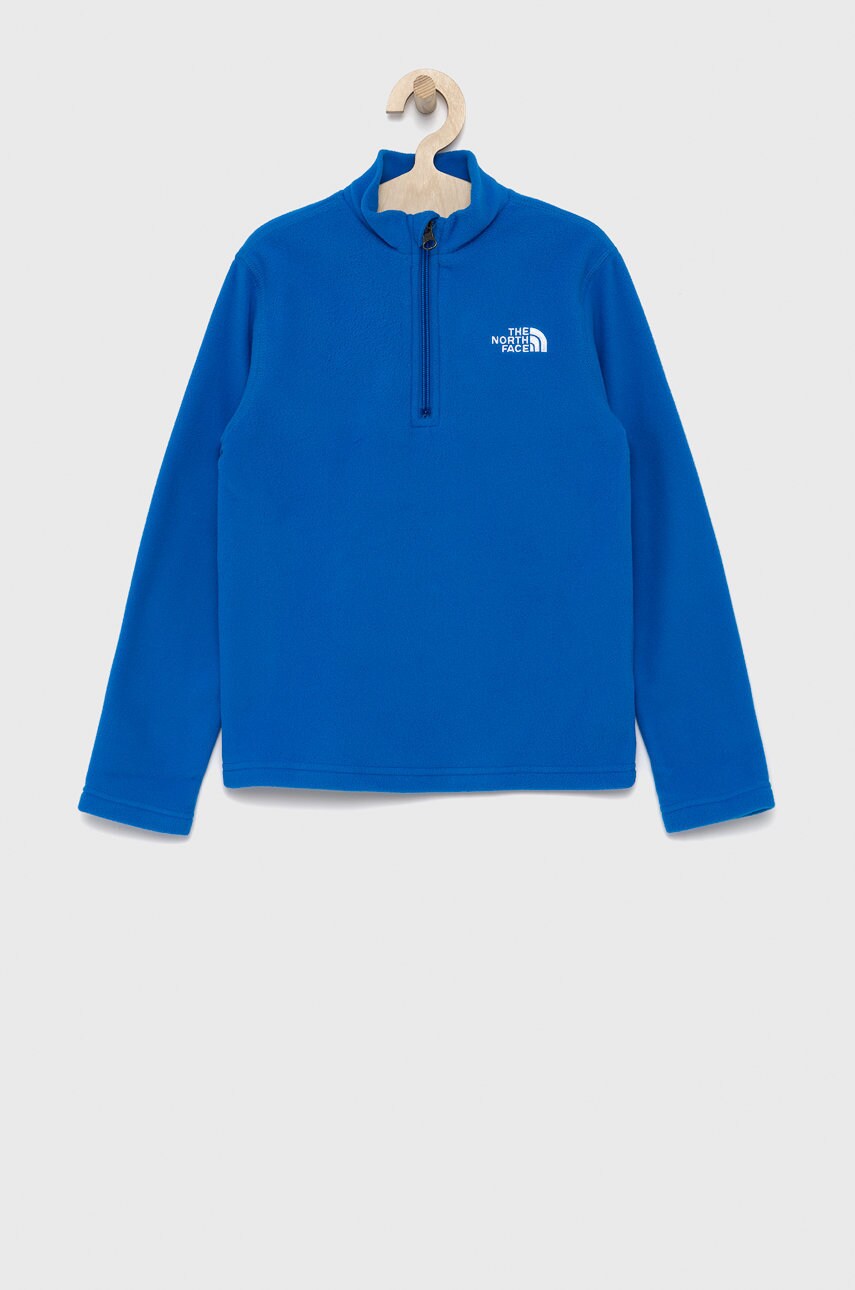 

Детски суичър The North Face с изчистен дизайн, Син