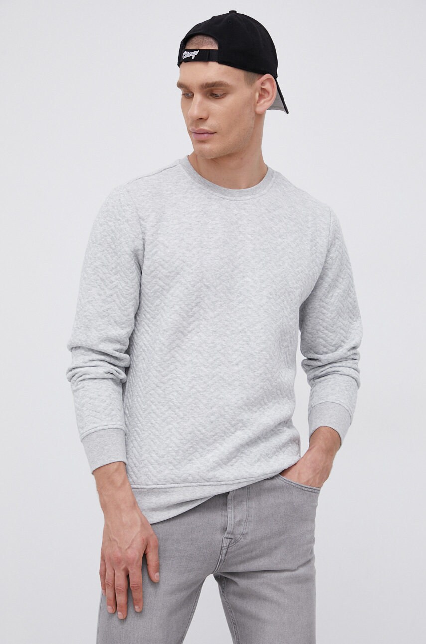 

Кофта Jack & Jones мужская цвет серый меланж