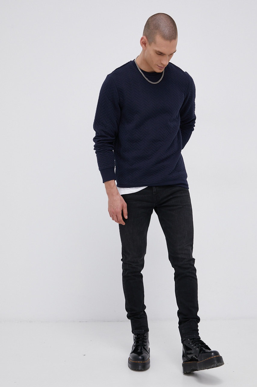

Кофта Jack & Jones мужская цвет синий меланж