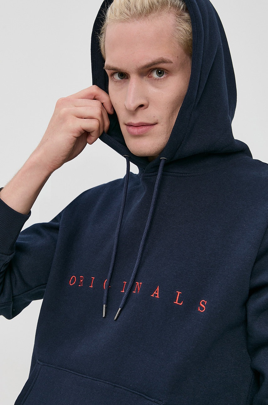 

Суичър Jack & Jones мъжки в тъмносиньо с изчистен дизайн, Тъмносин