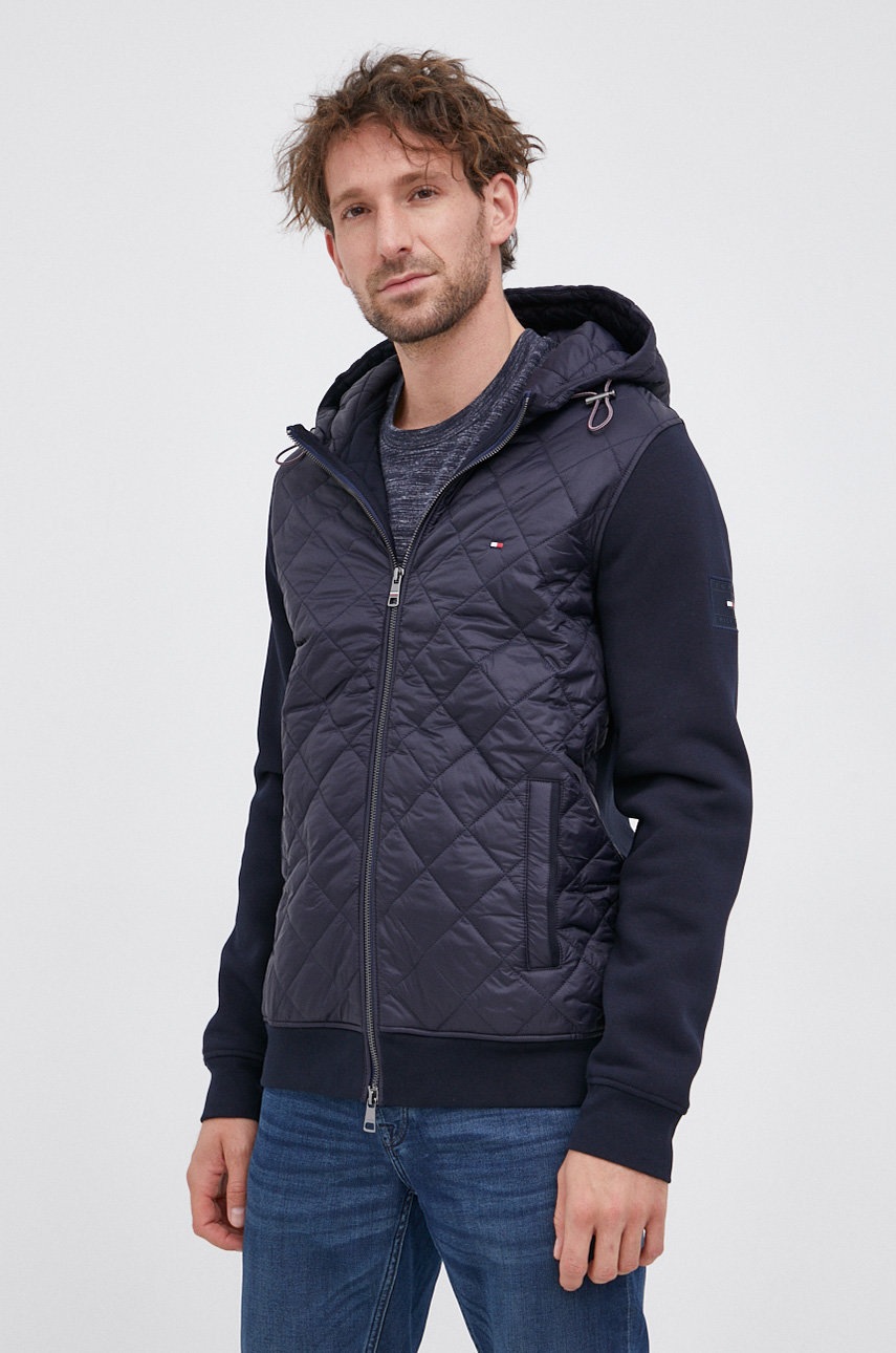 

Яке Tommy Hilfiger мъжко в тъмносиньо, Тъмносин