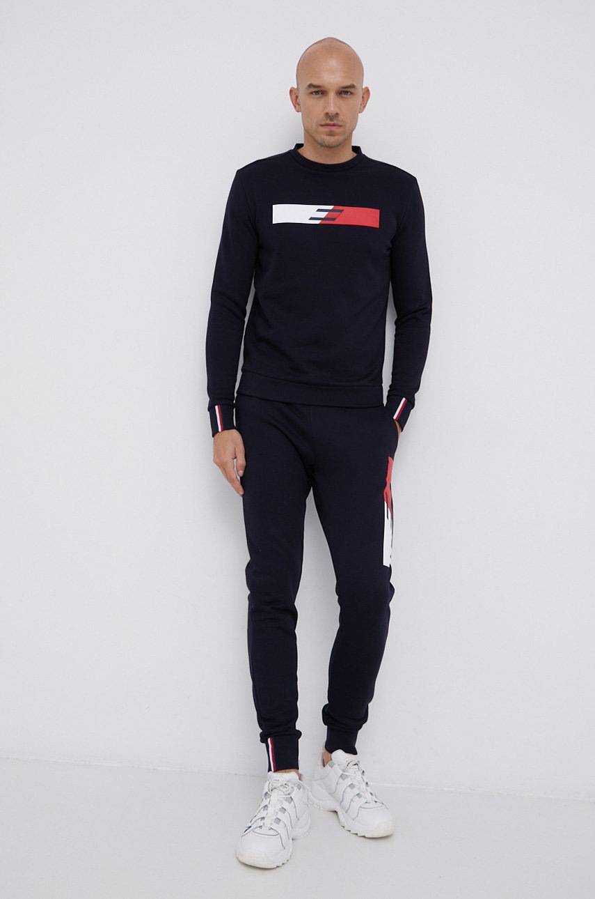 

Кофта Tommy Hilfiger мужская цвет синий с принтом