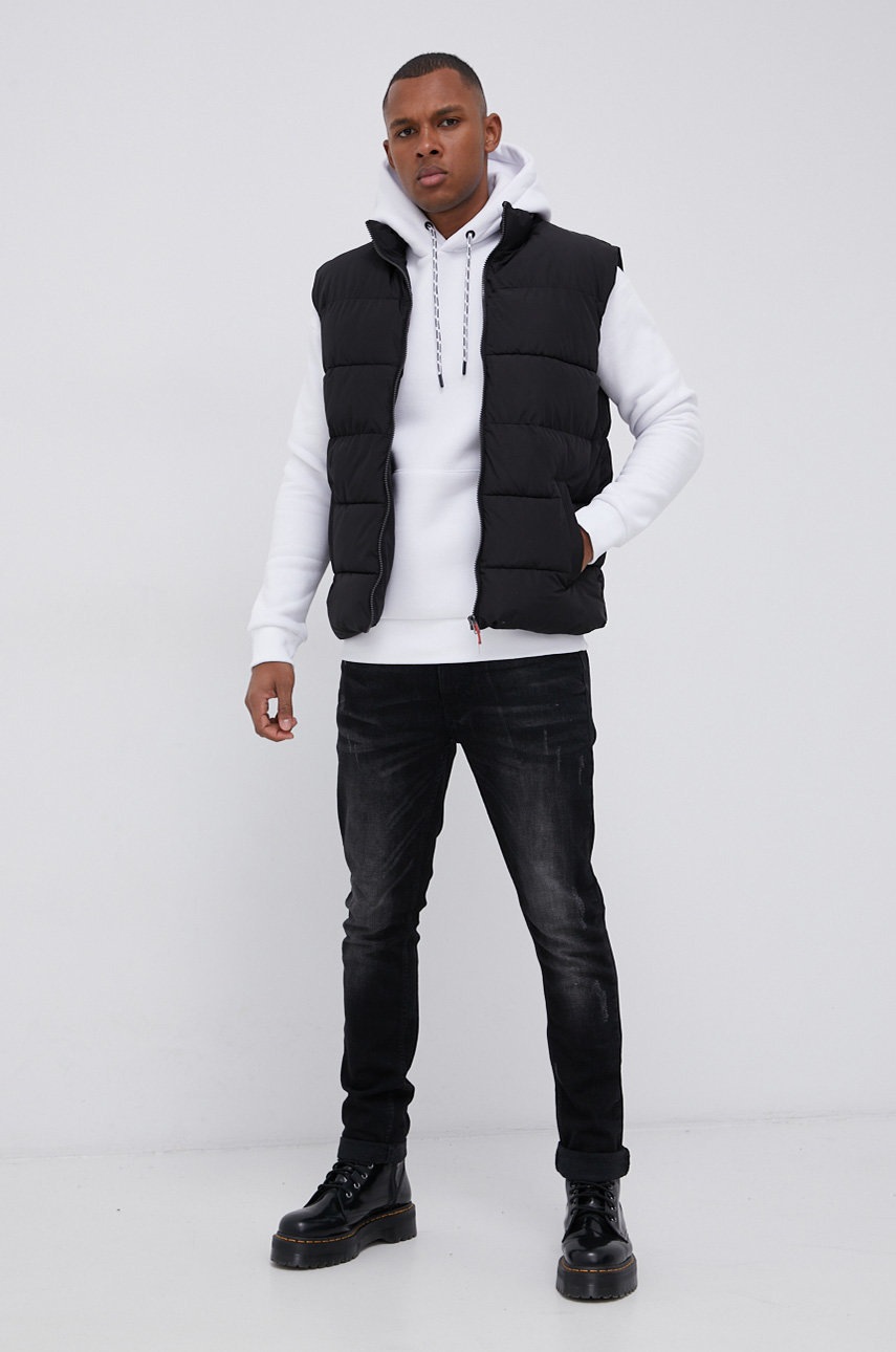 

Кофта Jack & Jones мужская цвет белый гладкая