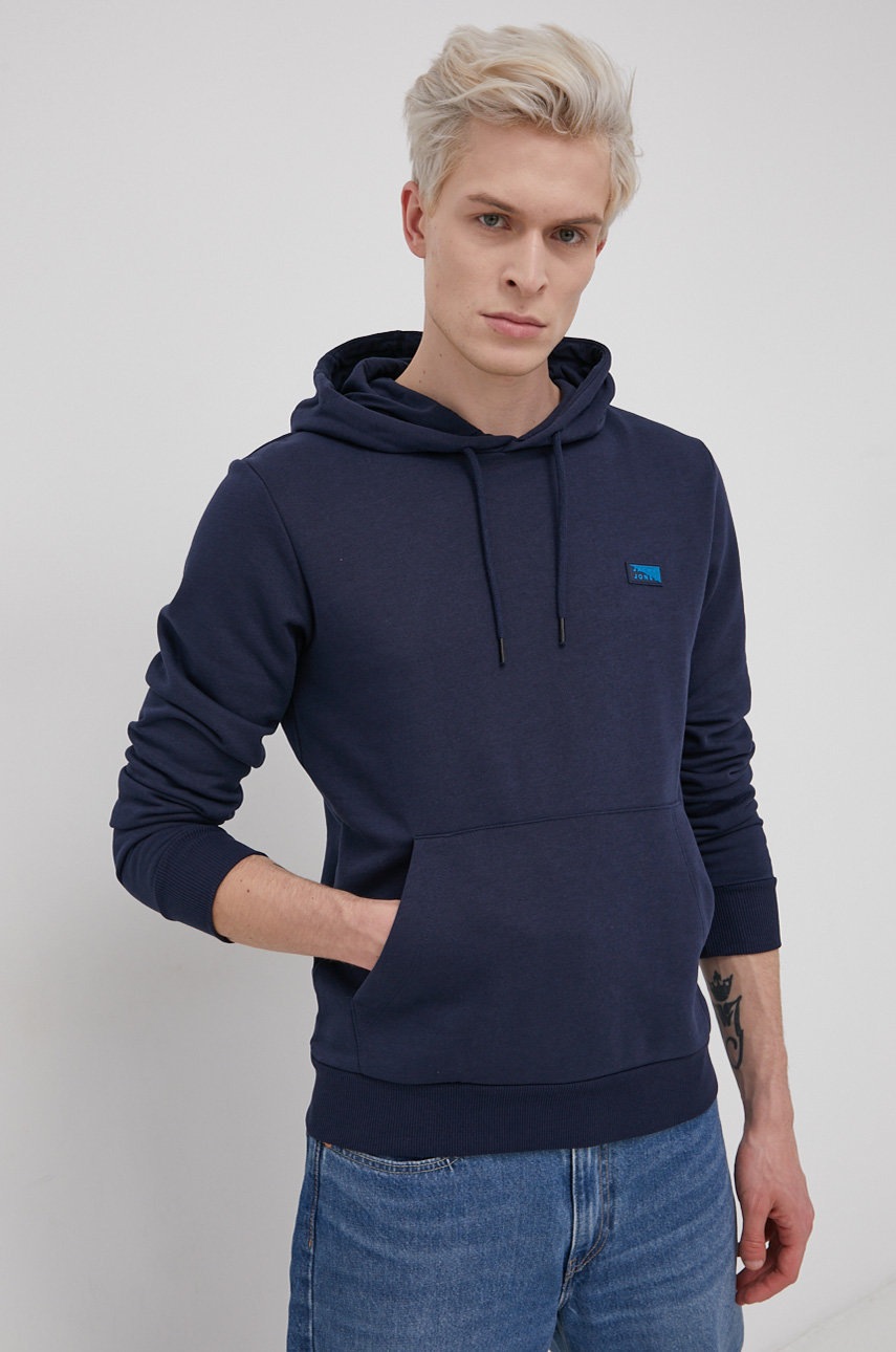 

Суичър Jack & Jones мъжки в тъмносиньо с апликация, Тъмносин