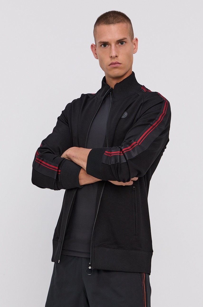 

Кофта Guess мужская цвет чёрный с аппликацией