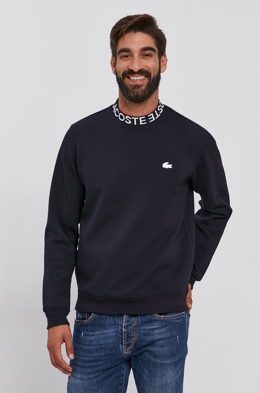 

Суичър Lacoste мъжки в тъмносиньо с изчистен дизайн, Тъмносин