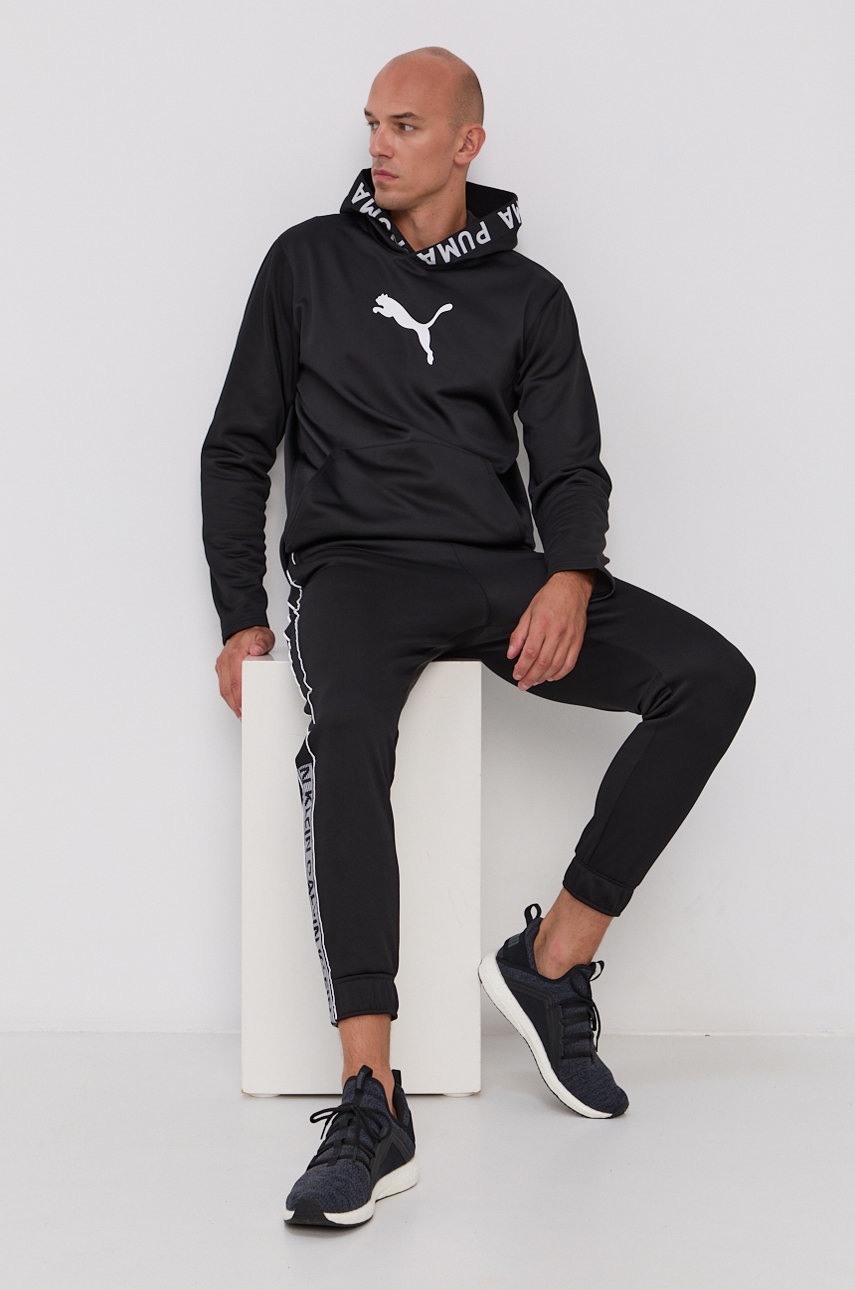 

Кофта Puma 520893 мужская цвет чёрный с принтом