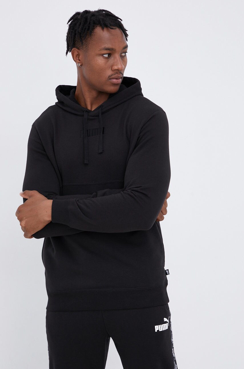 

Кофта Puma мужская цвет чёрный гладкая