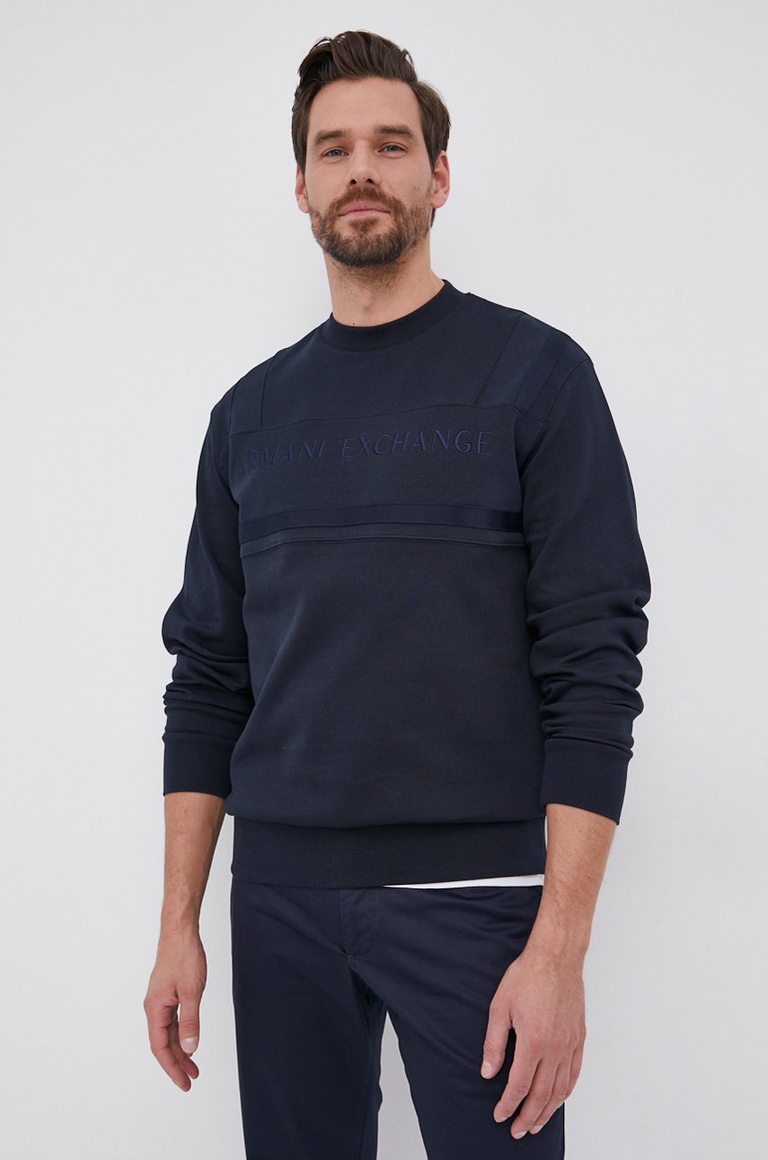 

Armani Exchange - Суичър, Тъмносин