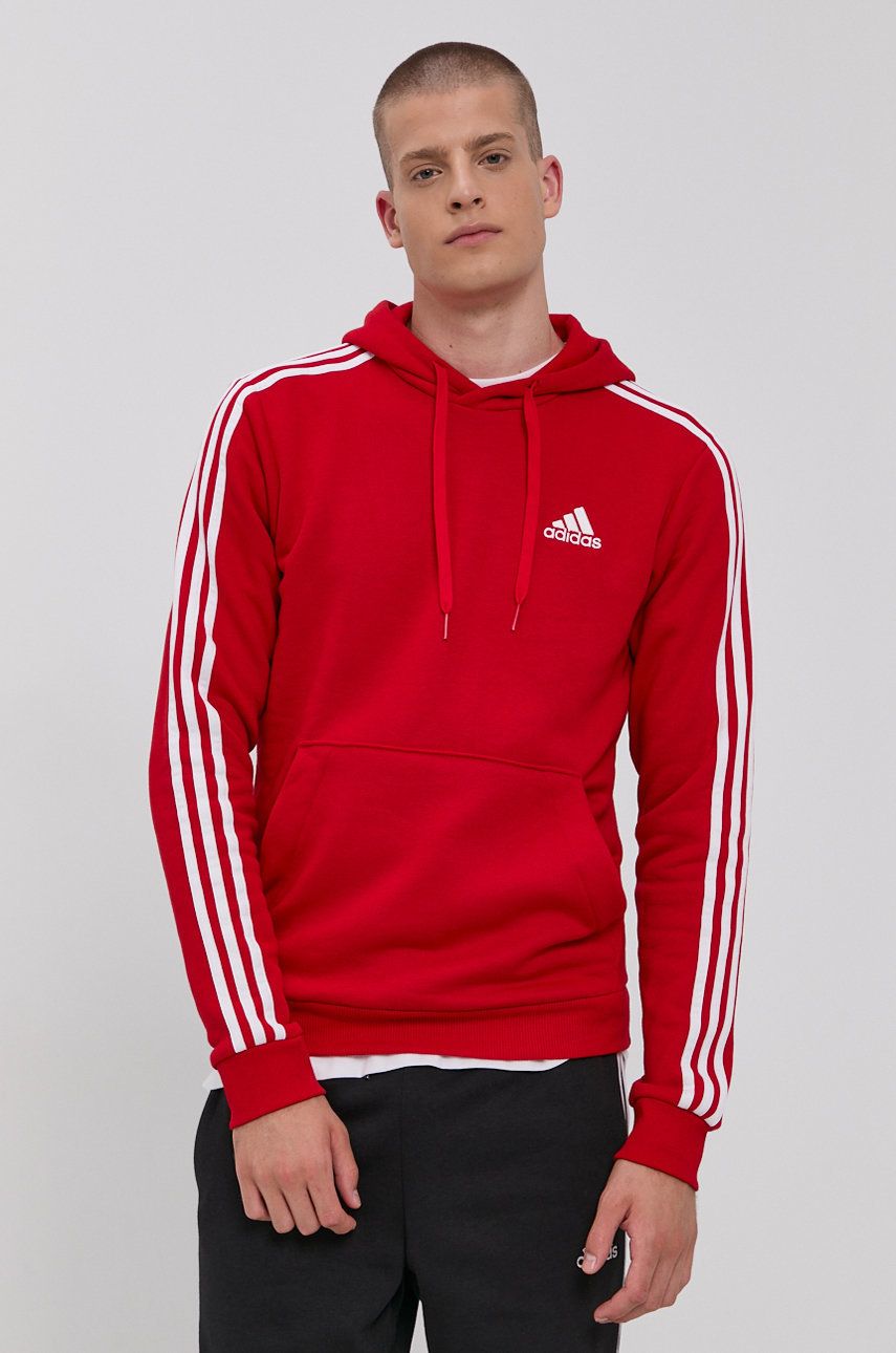 Adidas Bluza barbati culoarea rosu material neted