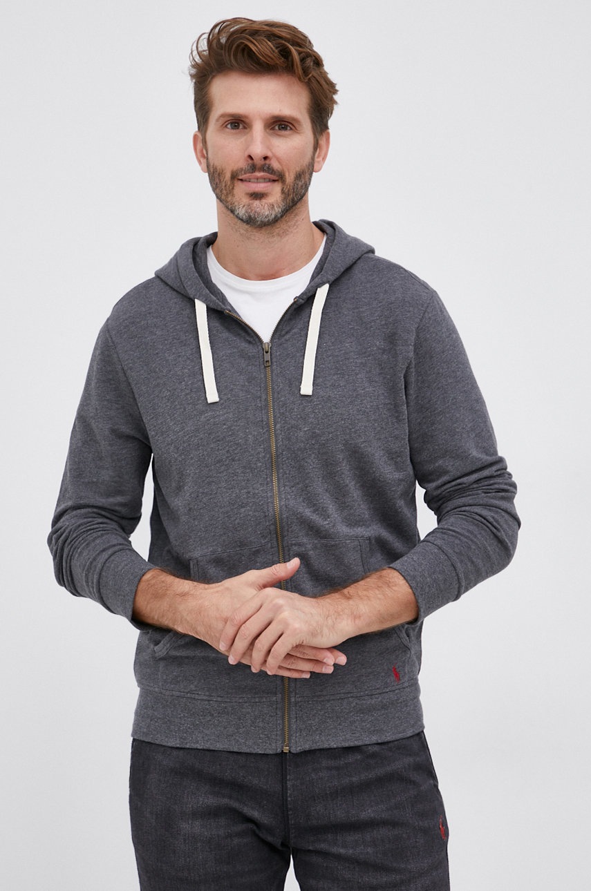 

Суичър Polo Ralph Lauren мъжки в сиво с изчистен дизайн, Сив
