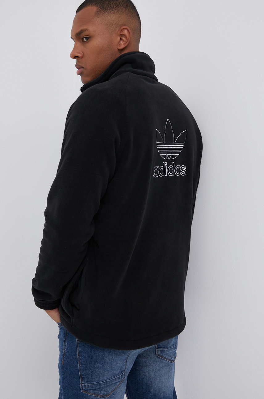 

Суичър adidas Originals H06680 мъжки в черно с апликация, Черен