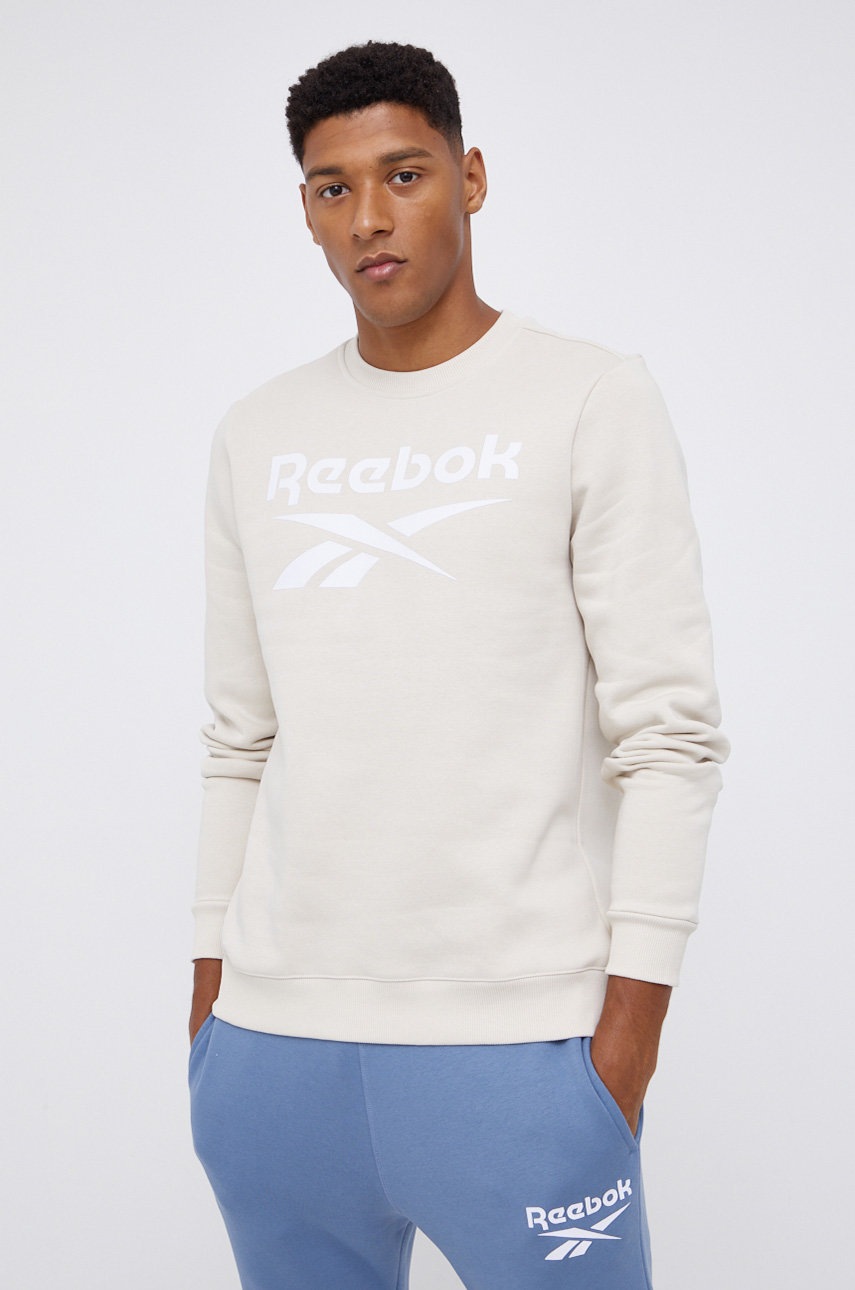 

Кофта Reebok мужская цвет с принтом
